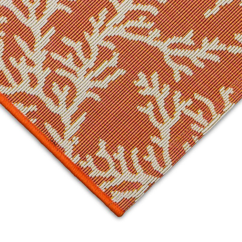 Liora Manne Esencia Coral Edge Indoor/Outdoor Mat Sunset 2' x 2'10"