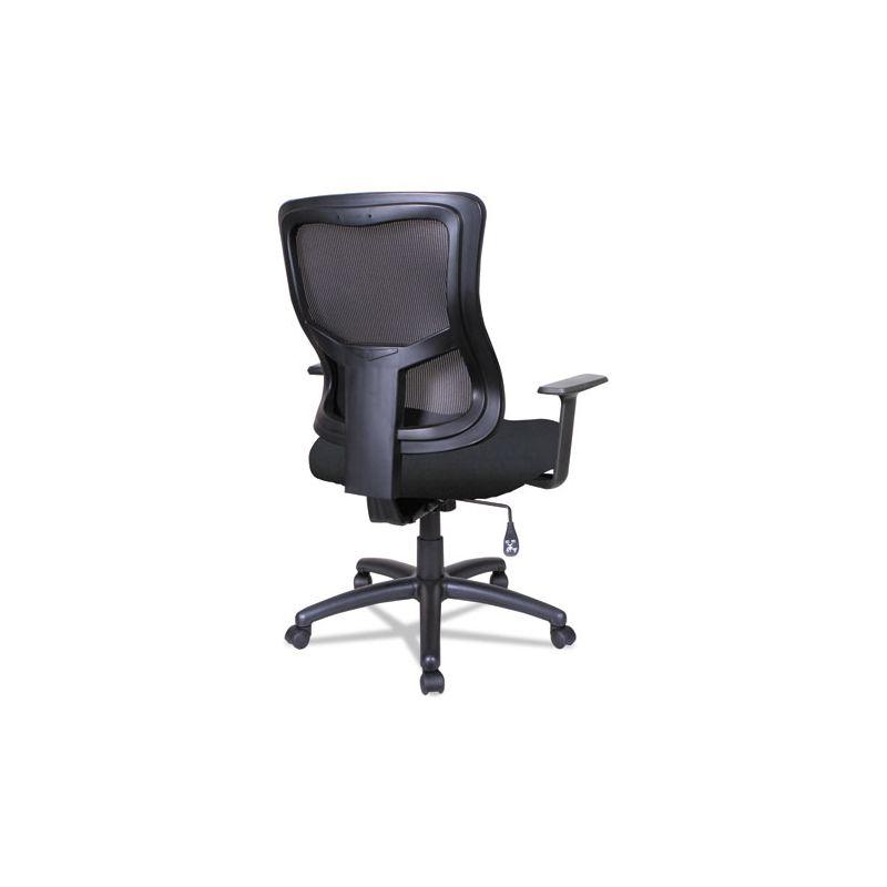 Black Mesh Executive Swivel Office Chair with Fixed Arms