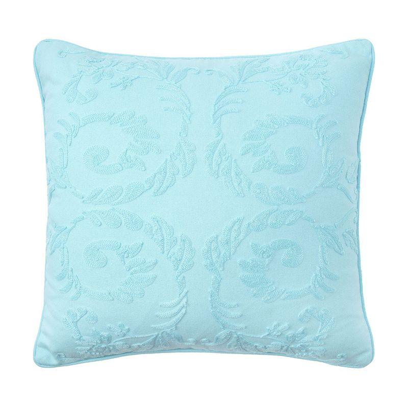 Chanasya Petunia Embroidered Reversible Pillow Cover