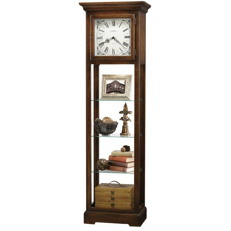Le Rose 73.5'' H Rosewood Solid Wood Grandfather Clock with Adjustable Chime Volume
