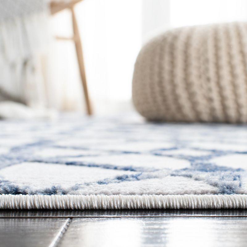 Amelia ALA792 Power Loomed Area Rug - Grey/Navy - 8'x10' - Safavieh.