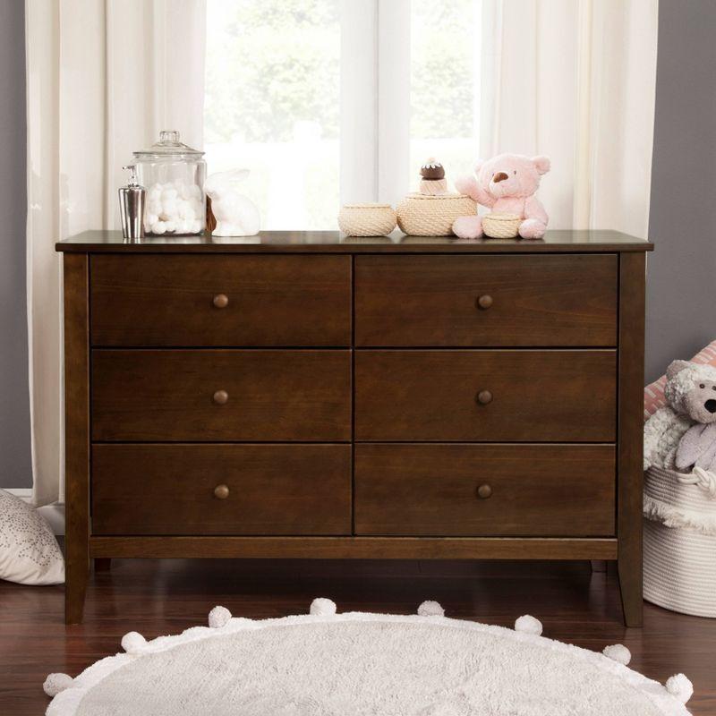 Morgan 6 Drawer 19" W Double Dresser