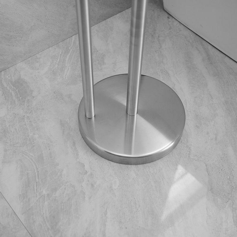 BWE Bathroom Freestanding Toilet Paper Holder Stand with Reserver