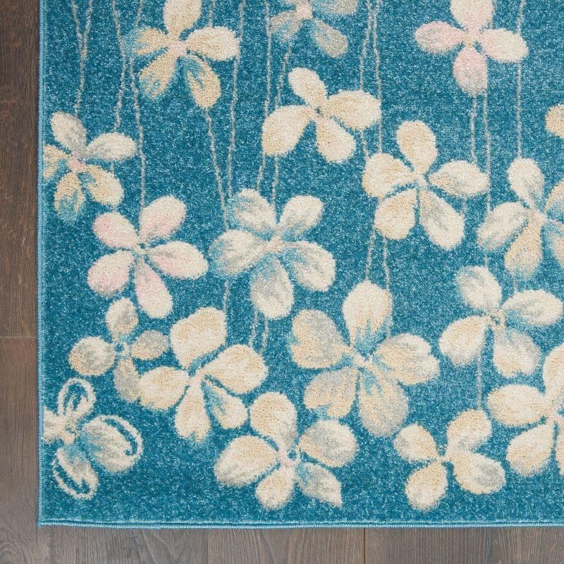 Nourison Tranquil Bohemian Botanical Bloom Area Rug