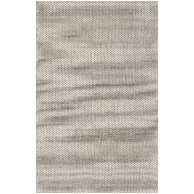 Coastal Charm Hand-Tufted Wool Blend 6' x 9' Gray Area Rug