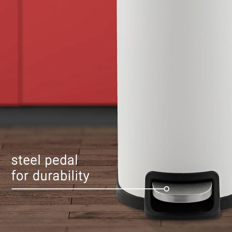 happimess Roland Steel Step On Trash Can