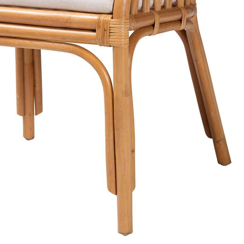 bali & pari Maisa Rattan Arm Chair Light Honey