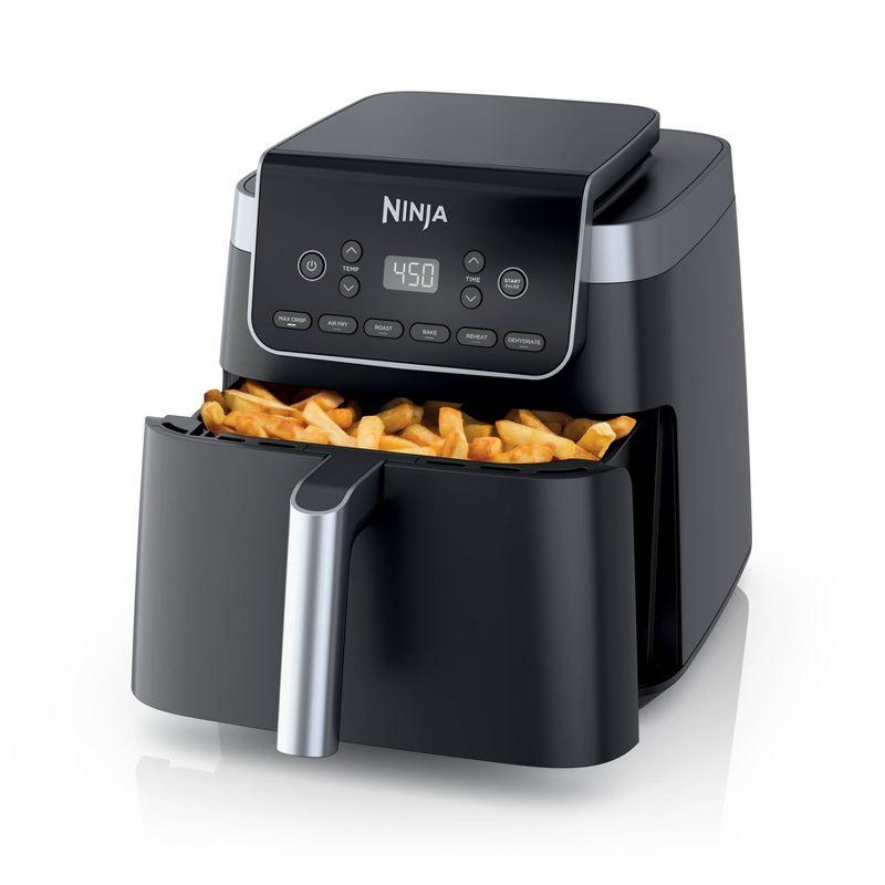 Ninja XL Black Stainless Steel 6-in-1 Air Fryer