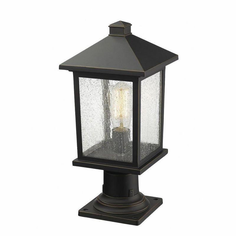 Z-Lite Portland 1 - Light Lantern in  Oil Rubbed Bronze