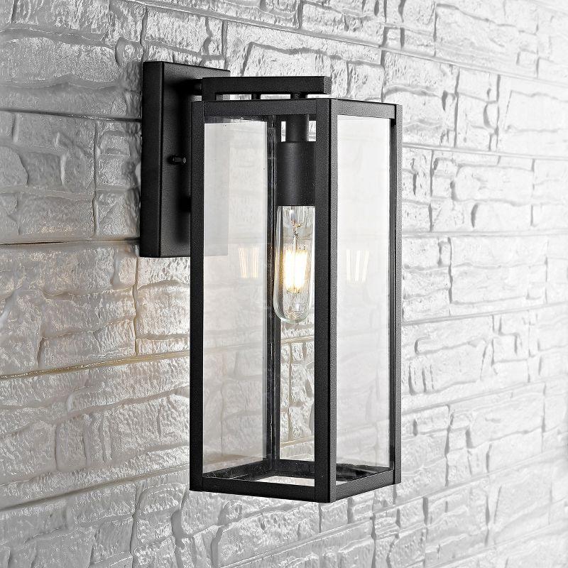 Norsan Outdoor Wall Lantern - Black - Safavieh