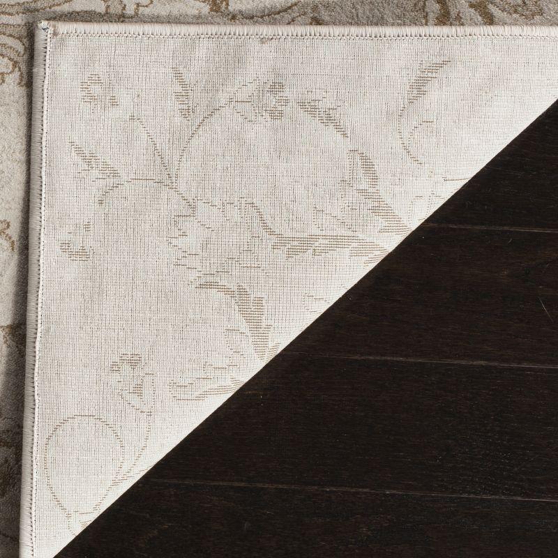 Vintage VTG579 Power Loomed Indoor Area Rug - Cream/Camel - 5'1"x7'7" - Safavieh