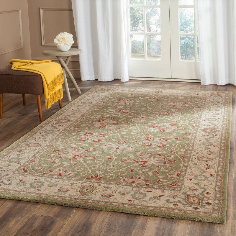 Dunbar Handmade Tufted Wool Sage Area Rug