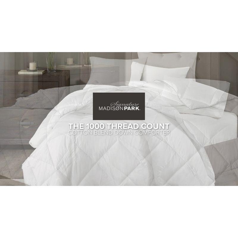 1000 Thread Count Cotton Blend Quilted Down Alternative Comforter