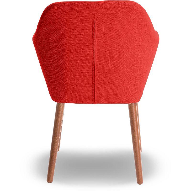 Elle Decor Adore Decor Roux Mid-Century Accent Chair for Home Office or Living Room