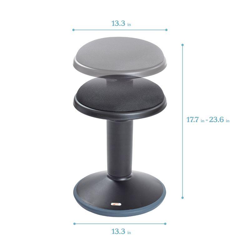 ECR4Kids SitWell Wobble Stool, Adjustable Height, Active Seating