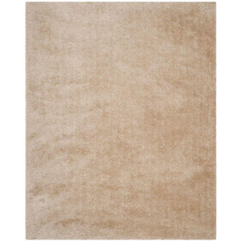 Venice Shag SG256 Hand Tufted Indoor Area Rug - Champagne - 8'6"x12' - Safavieh
