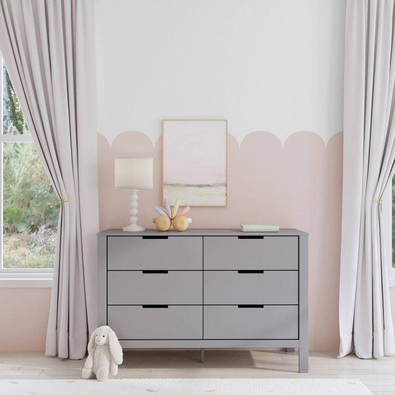 Colby 6 Drawer 51.25" W Double Dresser