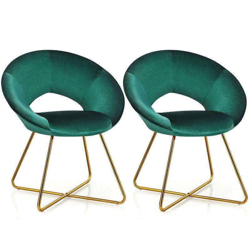 Modway Nouvelle Upholstered Fabric Dining Chair Set of 2 | Wayfair