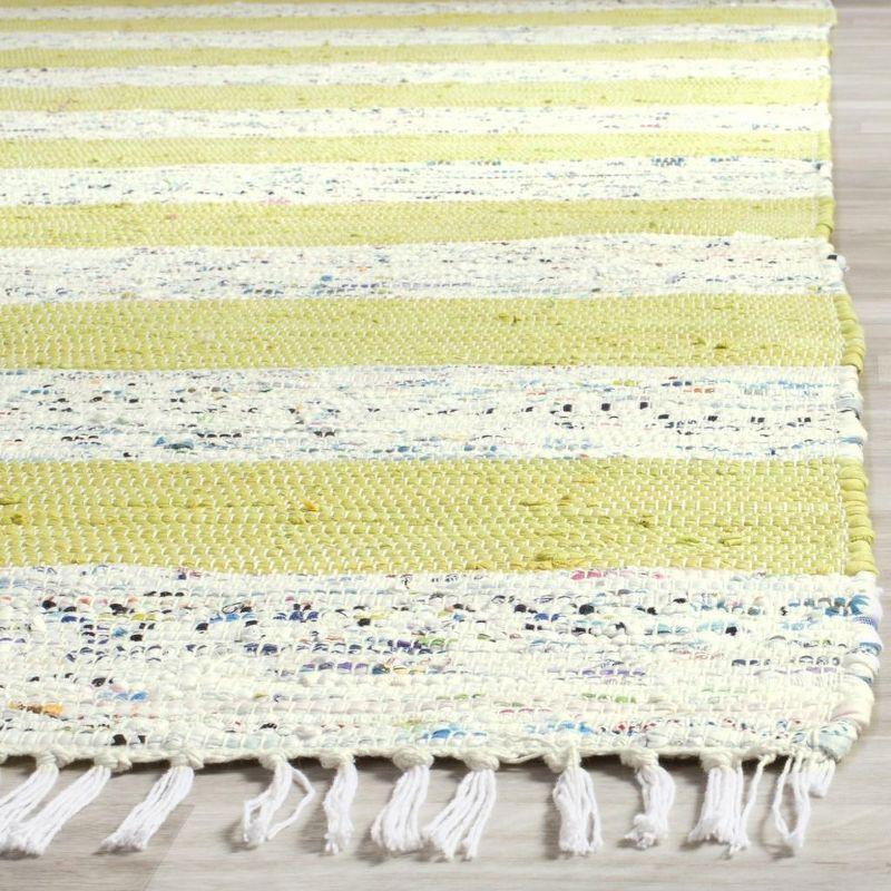 Yokum Hand Woven Cotton Striped Rug