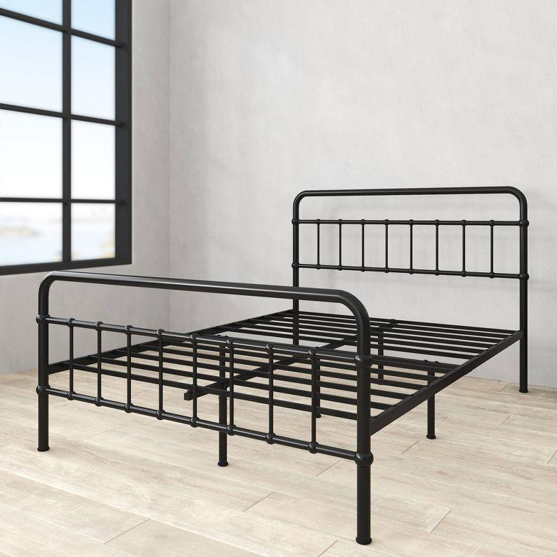 Zinus Florence 42" Modern Farmhouse Metal Platform Bed