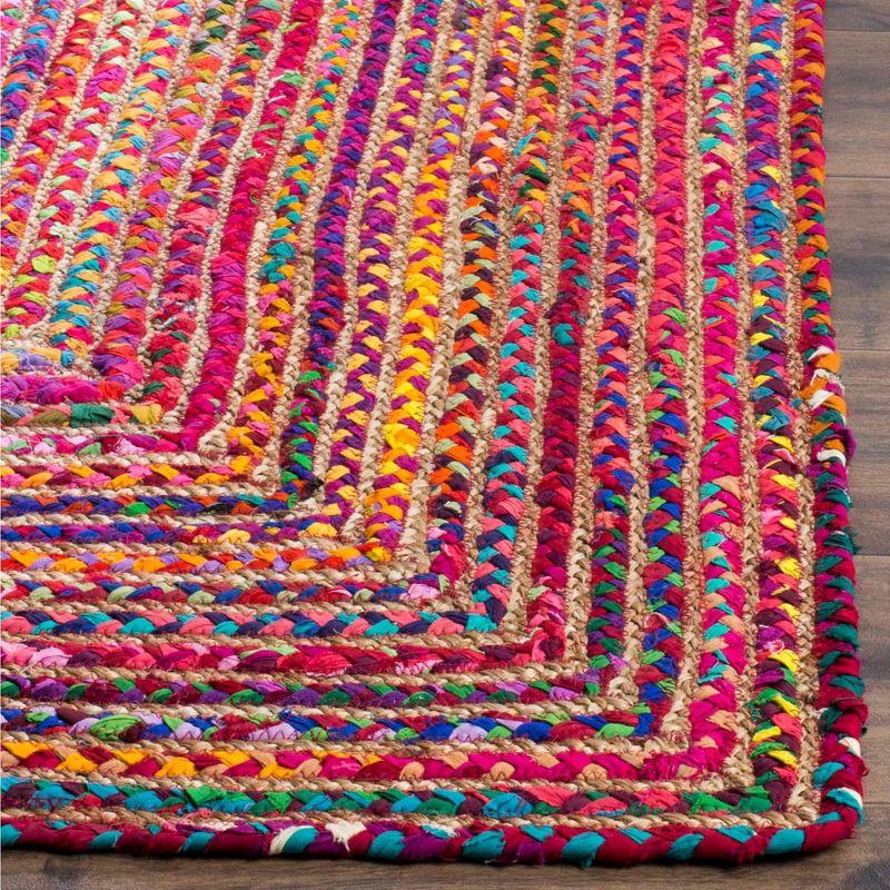 Cape Cod CAP202 Woven Indoor Runner Rug - Red/Multi - 2'3"x14' - Safavieh