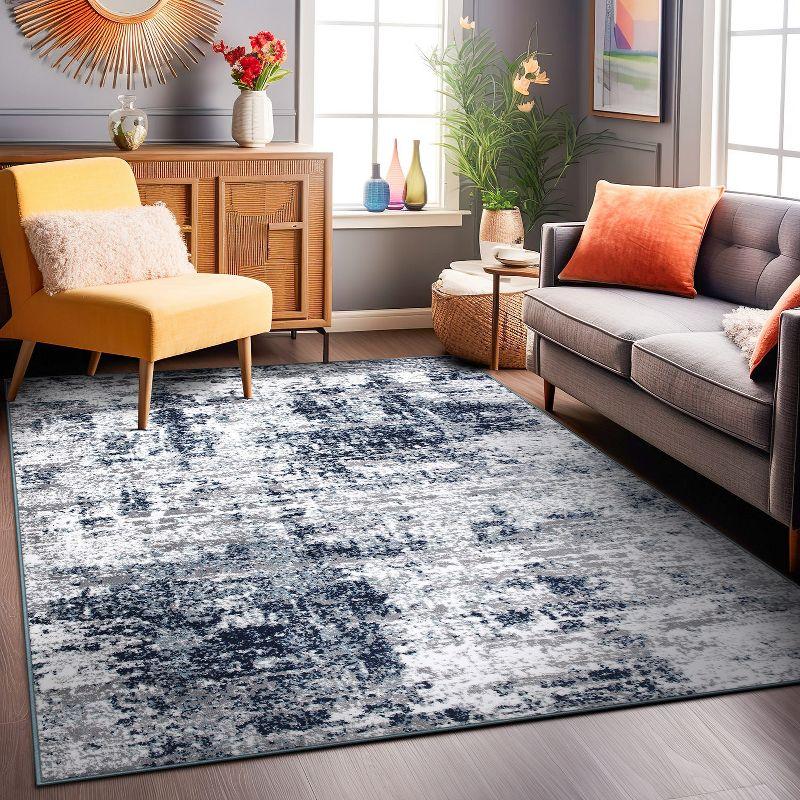 World Rug Gallery Distressed Abstract Area Rug