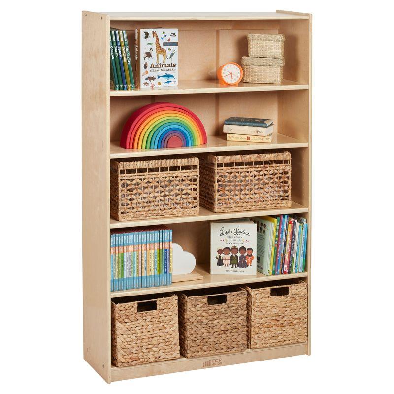 ECR4Kids ECR4Kids Classic Bookcase, 60in, Adjustable Shelves