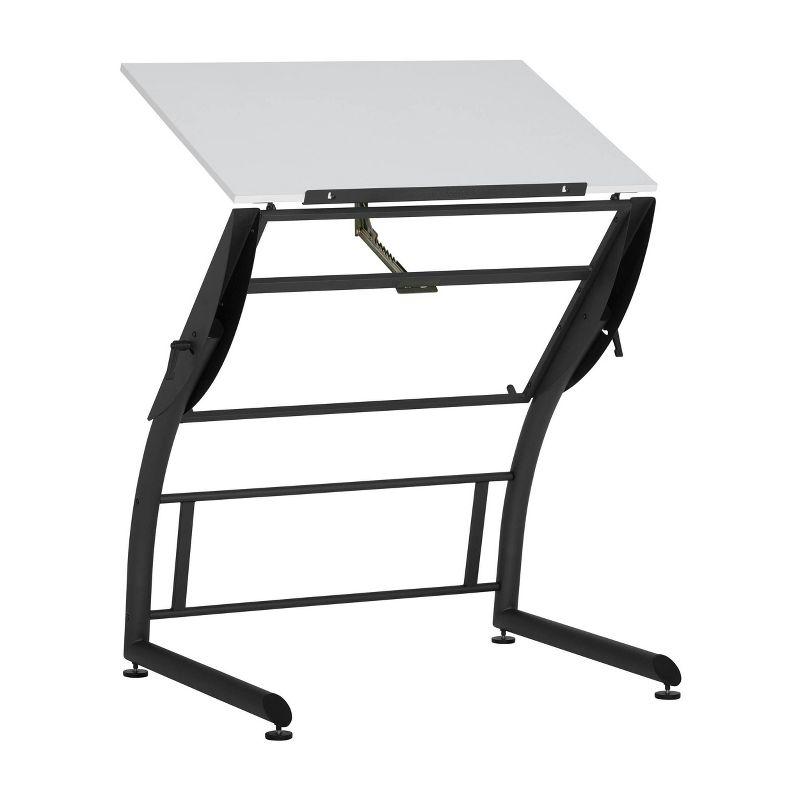 Coursey Adjustable Metal Base Drafting Table