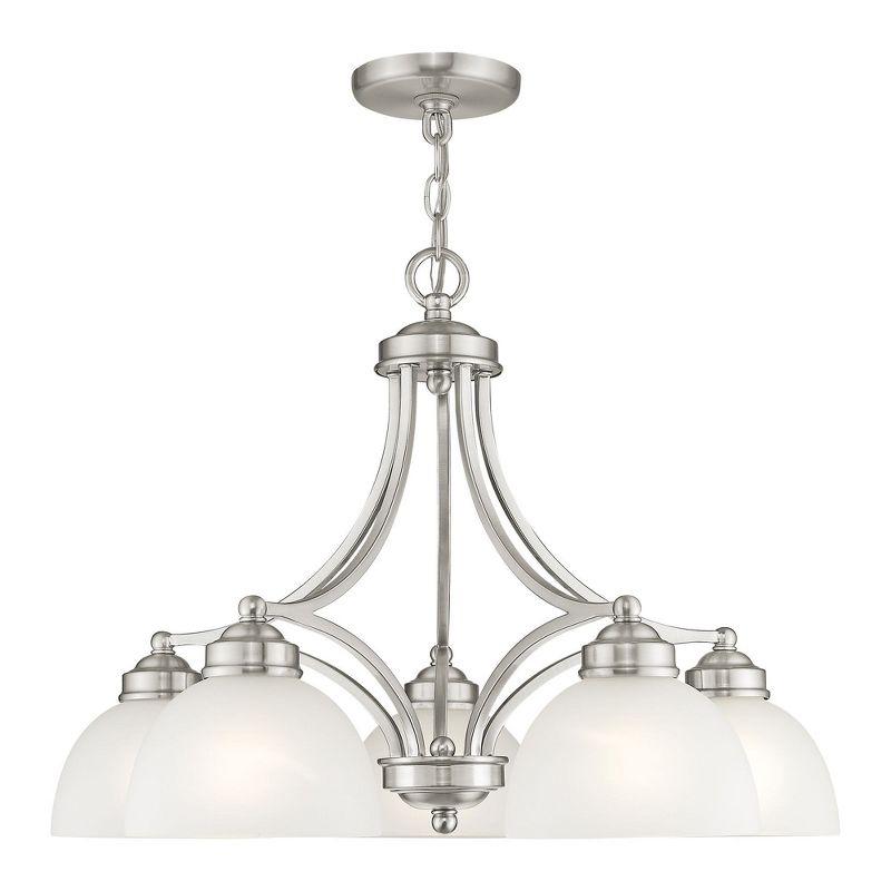 Livex Lighting Somerset 5 - Light Chandelier in  Brushed Nickel