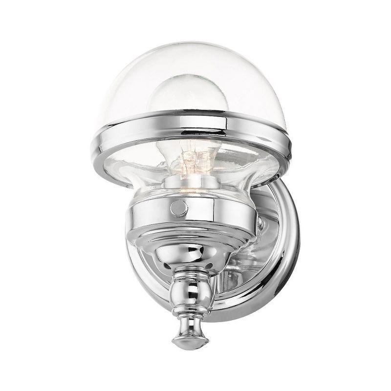 Livex Lighting Oldwick 1 - Light Vanity in  Polished Chrome