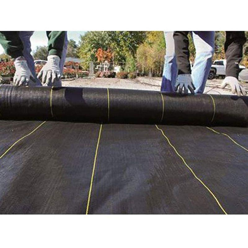 Sunbelt 3.2-Oz Black Polypropylene Weed Barrier Ground Cover, 37in x 8ft