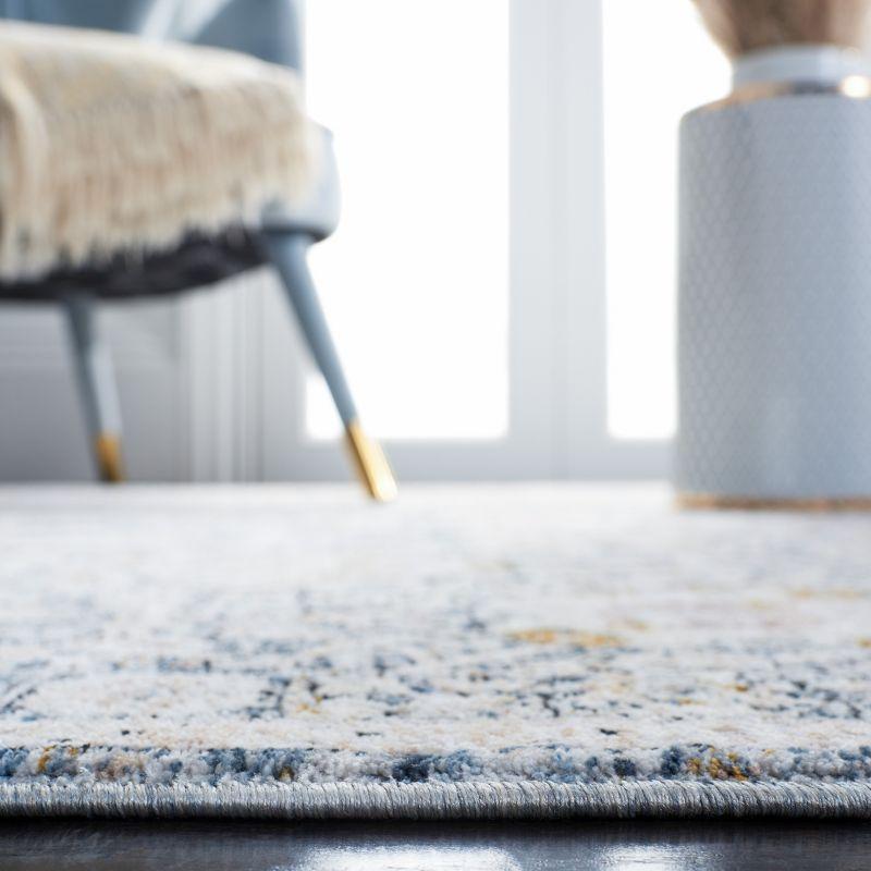 Moondust MND650 Power Loomed Area Rug - Ivory/Grey - 4'x6' - Safavieh.