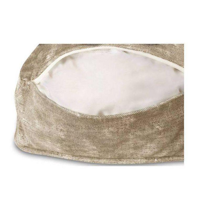 Canine Creations Pillow Ortho Rectangle Dog Bed - M - Tan