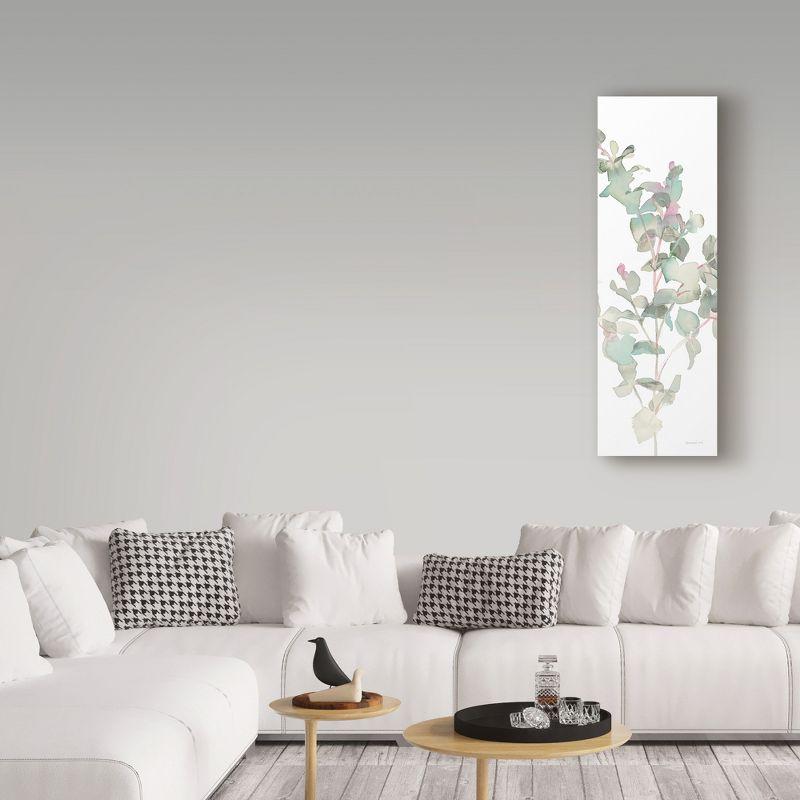 Trademark Fine Art -Danhui Nai 'Eucalyptus II White Crop' Canvas Art