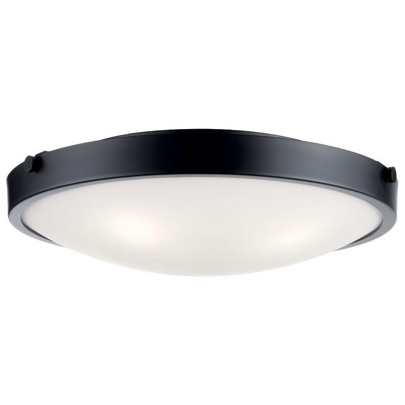Kichler Lighting Lytham 4 - Light Flush Mount in  Black