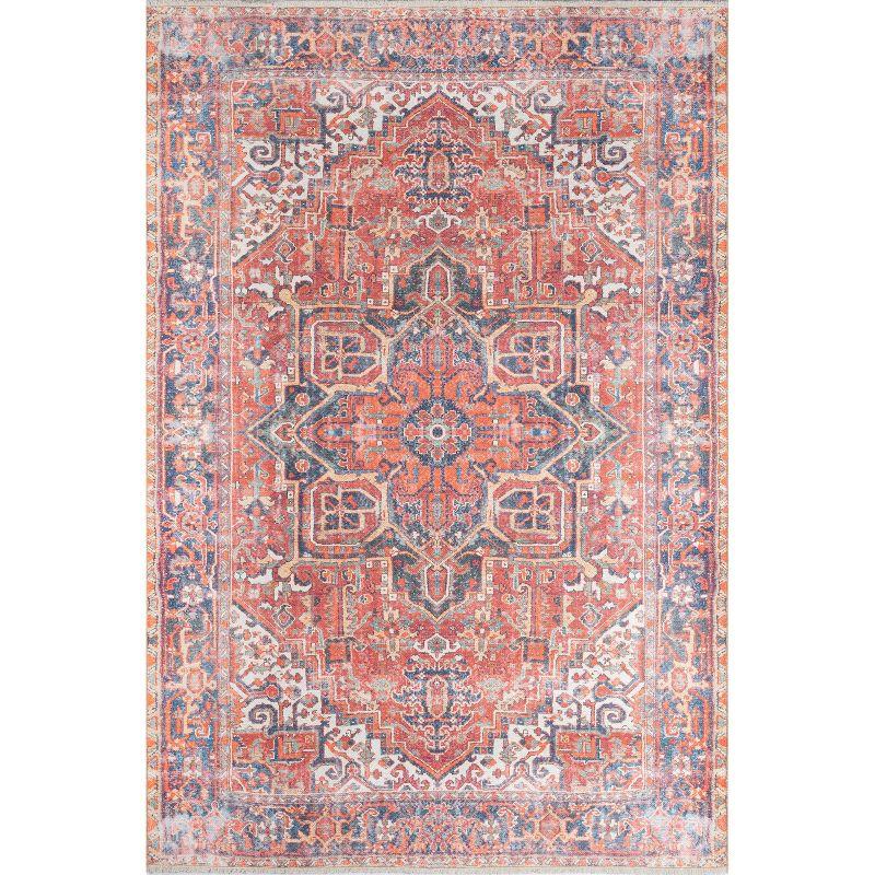 Chandler Medallion Rug Red - Momeni