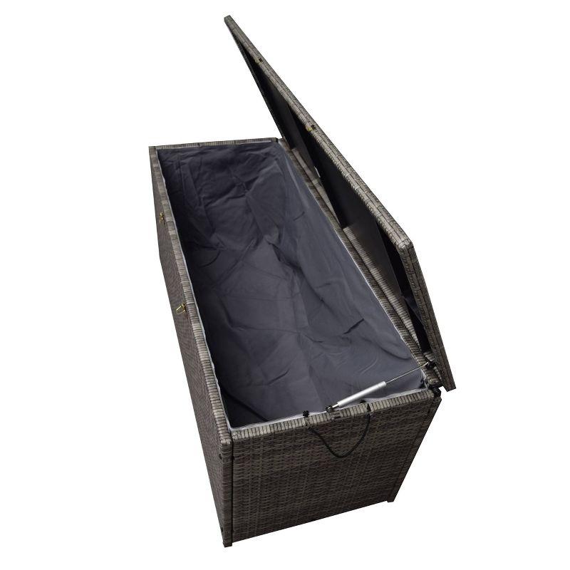 Oakland Living Oakland Living 53'' W 113 Gallons Water Resistant Wicker Deck Box