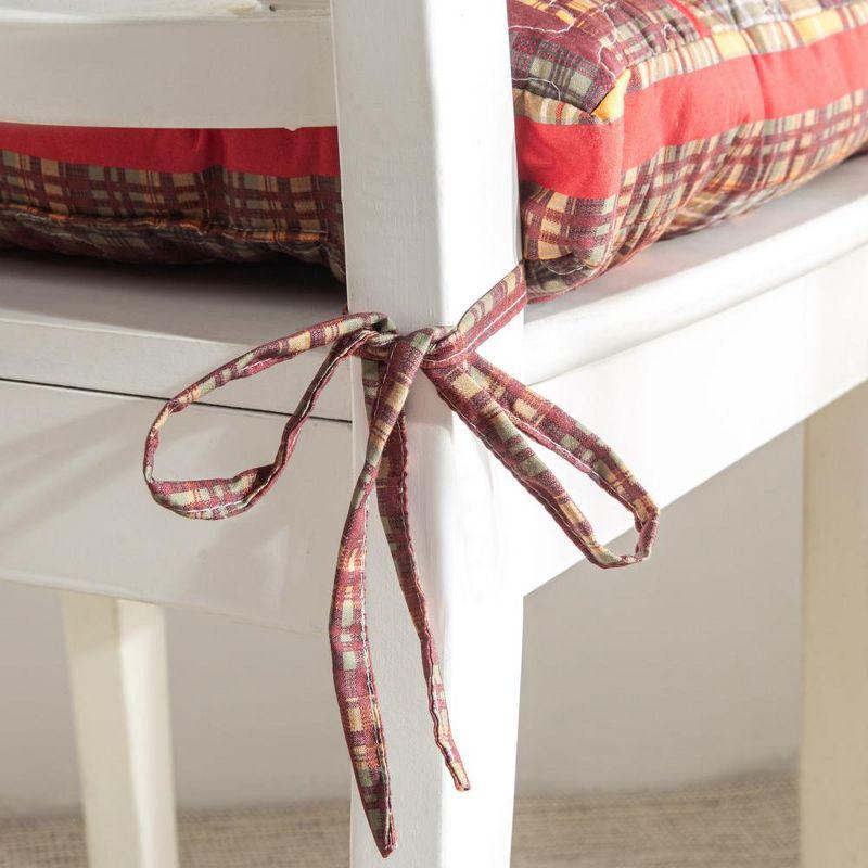 Barefoot Bungalow Quilted Reversible Indoor Chair Pad Cushion & Reviews | Wayfair