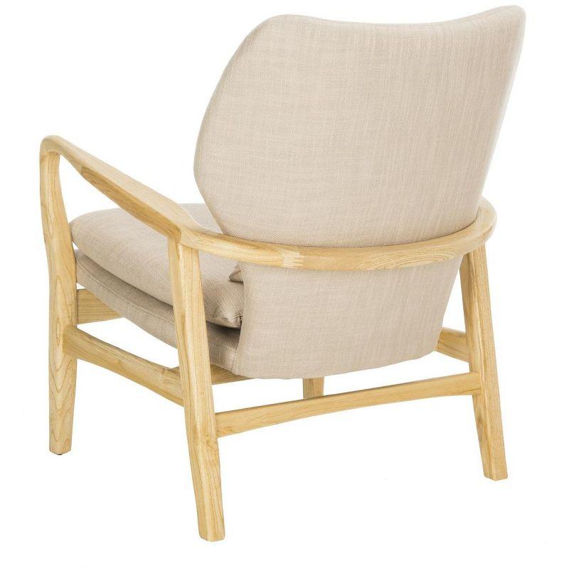 Tarly Accent Chair - Beige/Natural - Safavieh