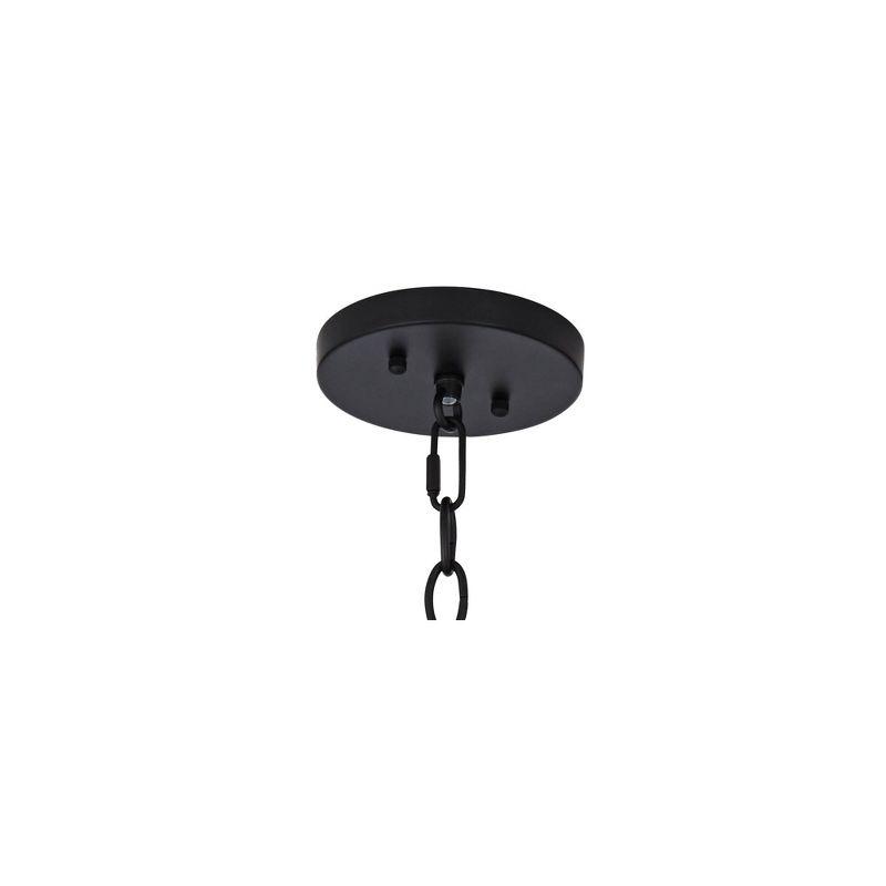 John Timberland Modern Outdoor Hanging Light Fixture Mystic Black 27 1/4" Clear Glass Panel for Exterior Barn Deck House Porch Patio Outside Garage