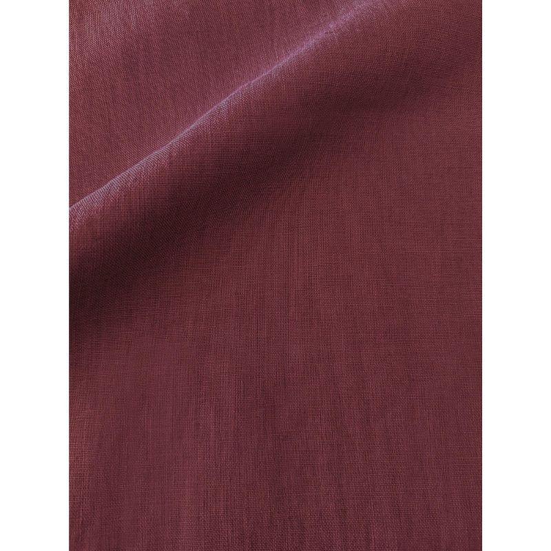 So Soft Linen Maroon Euro Pillow 26x26 Down Alternative