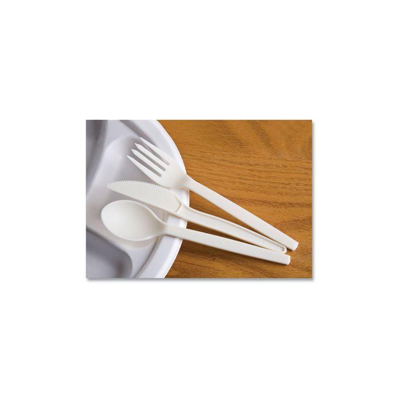 WNA EcoSense Renewable Plant Starch Fork, Beige, 50/pack - 7in