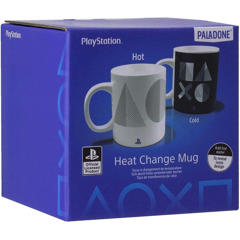 Paladone Products Ltd. PlayStation PS5 Heat Change 10 Ounce Ceramic Mug