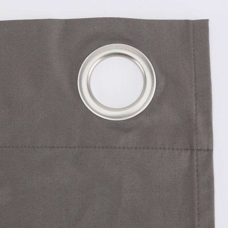 Gray Thermal Blackout Grommet Curtain Panel, 40" x 84"