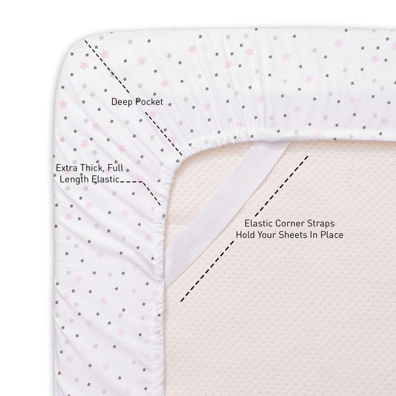 Stars Microfiber Kids' Sheet Set By Sweet Home Collection®