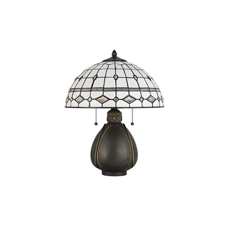 Cal Lighting 60W X 2 Tiffany Table Lamp