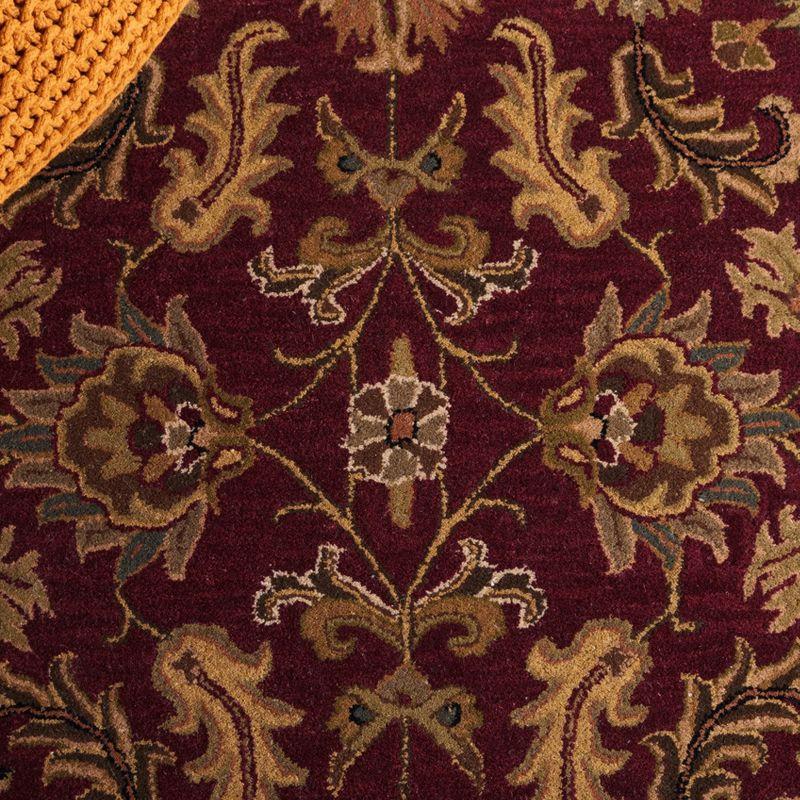 Heritage HG628 Hand Tufted Area Rug - Red/Black - 8'3"x11' - Safavieh.