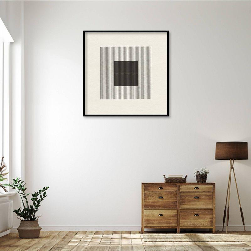 41" x 41" Paper Object No 6 by The Miuus Studio Wood Framed Wall Art Print - Amanti Art: Modern Decor, Acrylic Lithograph