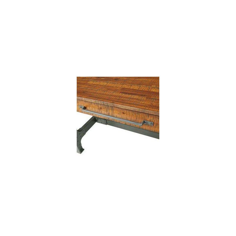 Lancaster Desk Amber/Graphite - Ink+Ivy: Solid Wood with Metal Frame, 1 Drawer, Full Extension Glides