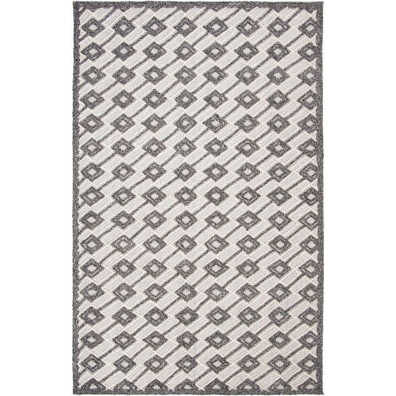 Elegance Underfoot Hand-Tufted Wool Rug in Soothing Gray - 8' x 10'